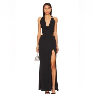 Camila Coelho Black Backless Dress